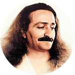 Meher Baba portrait gazing down