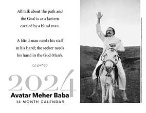 2024 Meher Baba Calendar - Front