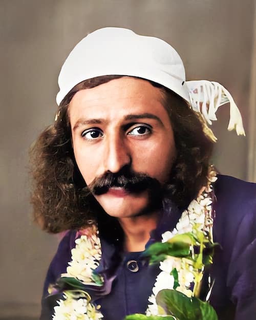 Meher Baba Portrait in Kamli Coat