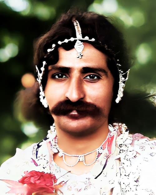 Meher Baba Portrait as Krishna